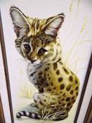 serval cat painting 949-715-0308