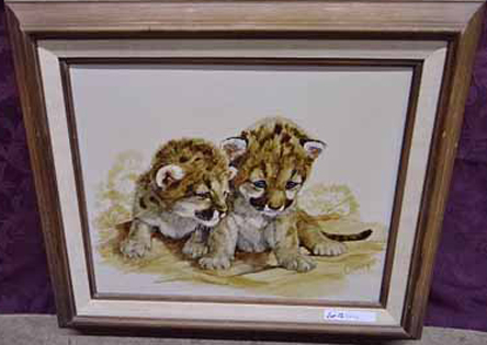 leopard cub painting 949-715-0308