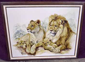 lion painting 949-715-0308