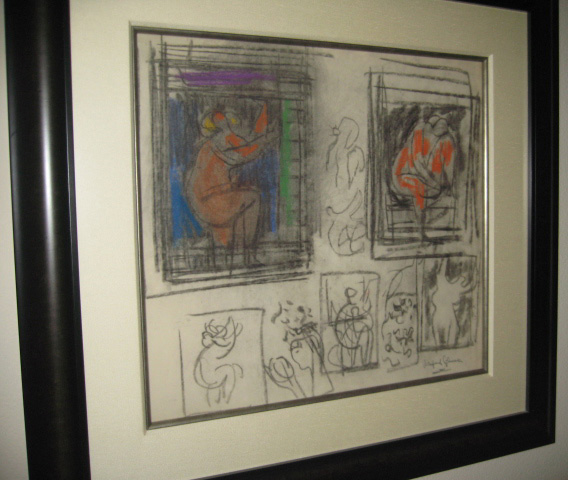 Manfred Schwartz pastel for sale 949-715-0308