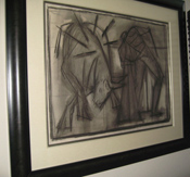 Manfred Schwartz charcoal for sale 949-715-0308
