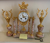 949-689-2047 antique clock and urns