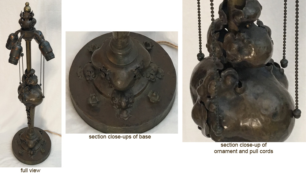 949-689-2047 antique bronze lamp