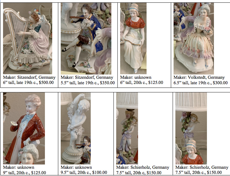 949-689-2047 antique porcelain figurines