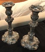 949-689-2047 antique silver candlesticks
