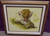 leopard cub painting 949-715-0308