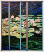 949-689-2047 Jan Kasprzycki art water lilies