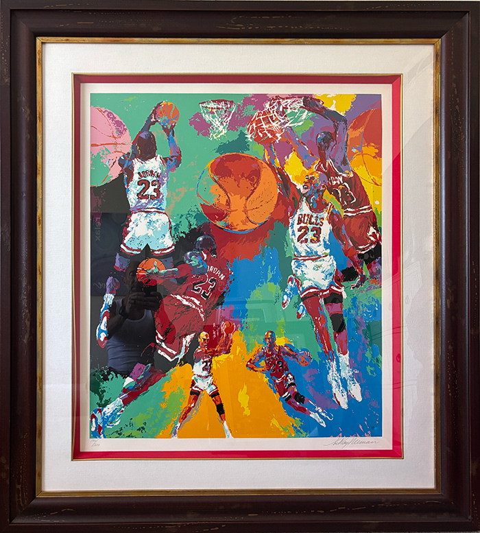 949-689-2047 LeRoy Neiman Michael Jordan
