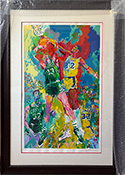 949-689-2047 LeRoy Neiman Magic Johnson Larry Bird