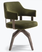 949-689-2047 Natuzzi Valle Swivel Chair