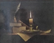 949-689-2047 Paul Dibert still life candle