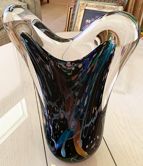 Rollin Karg blown glass sculpture 949-689-2047