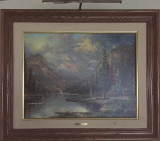 Thomas Kinkade framed 949-715-0308