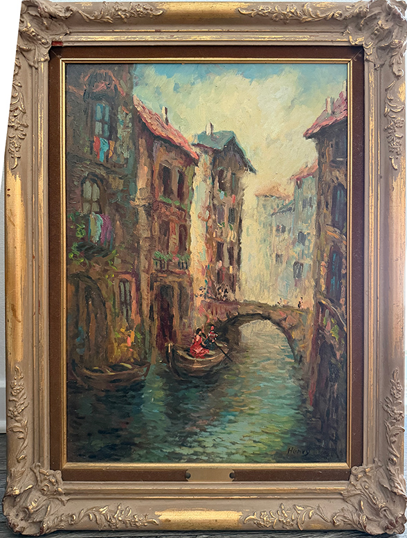 949-689-2047 Venice Canal Painting